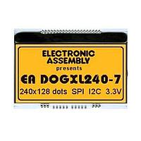 DISPLAY VISIONS EA DOGXL240S-7 LEDバックライト 240x128 UC1611s 白黒ネガティブ