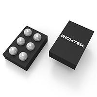 Bộ chuyển đổi hạ áp 1.8V đến 5.5V, 0.6A/1A, 2.3 A IQ Bộ chuyển đổi hạ áp 6 chân, khoảng cách chân 0.35mm, gói WCSP Richtek RT5716P-CBA