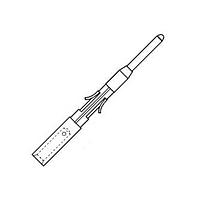 LEMO FGG.1B.555.ZZF Circular Push Pull Connectors MALE CRIMP CONT W. CABLE COLLET