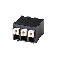 Khối Kết Nối Cố Định Không Vít, Chịu Nhiệt Cao, Bước 3.81 mm, Màu Đen với Nút Màu Xám Same Sky (formerly CUI Devices) TBLH11-381-09BK