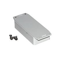 Vỏ hộp ABS có mặt bích đáy 3.9x0.8x2" màu xám Hammond Manufacturing 1591AF2GY