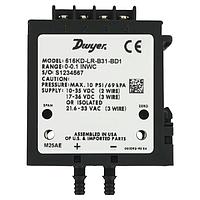 Dwyer 616KD-LR-B45-ND1 Differential Pressure Transmitter ± 0.1% Accuracy for Air Handlers (Differential, 0.5 inH₂O, NPT Female, 1/8 in, IP20, NEMA Type 1)
