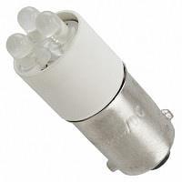 VCC VC1862613W3 Multi-Chip Based LEDs T3 1/4 Bayonet Multi LED White 130V AC/DC