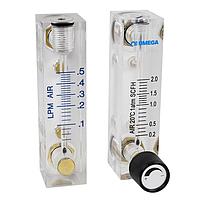 OMEGA FLK-2209 ±4 % Acrylic Variable Area Flow Meters For Air or Water (200 SCFH, 0 m³/s, 1/8 in, NPT Female)