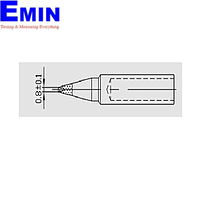 WELLER MXT H 납땜 팁 (0.8mm)