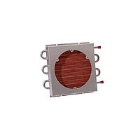 Bộ trao đổi nhiệt dạng ống-fin chất lỏng sang không khí, thép không gỉ, ống-fin đồng, kèm bộ quạt Marin 115VAC Aavid AS06-08G01SB-F9