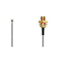 Bộ cáp RF I-Pex MHF 4L Lck RA Plug2SMA STRJck F Mt, IP67/68, 3GHz, 100mm, 1.37mm đen GCT (Global Connector Technology) CAB420RF-0100-A-1