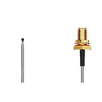 Bộ cáp RF I-Pex MHF 5L RA Plug2SMA STRJck R Mt, IP67/68, 6GHz, 200mm, 1.13mm xám GCT (Global Connector Technology) CAB429RF-0200-A-1