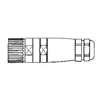 PHOENIX CONTACT 1605413 Circular Metric Connectors SC-7ES1N8AR3DU