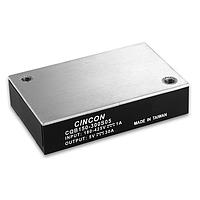 Cincon CQB150-300S24N Isolated DC-DC Converter, Quarter Brick, 150 Watt, 2:1 Input Range, 180-425VAC Input, 24VDC Output, 3300uF, 88.5% Efficiency, Negative Logic