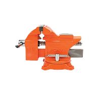 SK tools 24545 Light-Duty Bench Vise with Swivel Base (4")