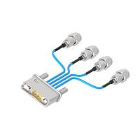 Bộ Cáp RF SMPS (F) đến 2.92mm (M) Lắp Ráp Cáp Đồng Trục Chính Xác, 18" Rosenberger H70U-W216-02S1-00450