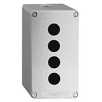 SCHNEIDER XAPG39704SBP Switch Cases / Switch Covers METALLIC ENCLOSURE 4 BUTTONS