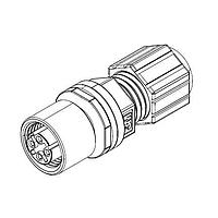 Đầu nối M12, 4 chân, ổ cắm, mã D, cốc hàn, 20-24AW 3M Electronic Solutions Division 3N304-D000-S08BF