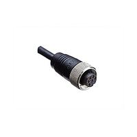 Amphenol LTW BSD-05BFFM-SL6A10 Sensor Cables / Actuator Cables Ceres, Standard Size, Metal, Shielded 5A, 05 pins, Female Connector, Female Contact, Straight, Screw Thread, Overmolded, Length 10000mm, IP66