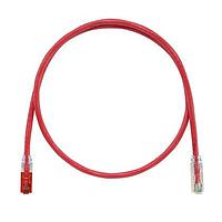Panduit UTPKSP5RD Cat 6 Keyed Copper Patch Cord, Cat 6, Red UTP