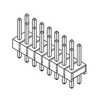 Amphenol Commercial Products G800LQ593018EU Pin Strip Pin Header 2.54mm Pitch STR DIP,2x3Pin,Full G/F,LCP,6.0mm*2.54mm*3.0mm,Color-Black