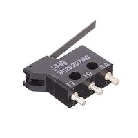 Cần gạt bản lề siêu nhỏ 7A lực 30gf tiếp xúc mạ vàng bạc Omron Electronics J-7-V3