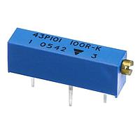 Vishay Spectrol M43P501KB40 Trimmer Resistors - Multi Turn 3/4"REC 500ohms 10%