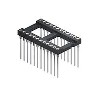 Mill-Max 123-43-624-41-801000 Open Frame 24P TIN PIN GLD CONT 3LEVEL WRAPOST