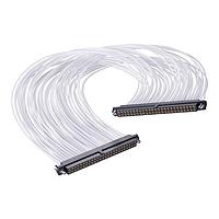 Bộ cáp chữ nhật 25+25 chân cái DIL, cáp 26AWG, dài 300mm, hai đầu, vít khóa Harwin M80-FC35005F2-0300F2