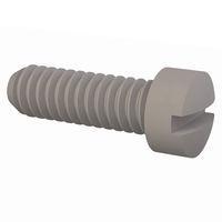 Essentra Components 010080F018 Machine Screw Fillister Slotted Screw, 0-80 Thread,3/16 Lg