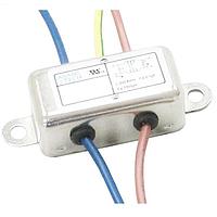 Bộ Lọc Đường Dây Nguồn EMI/RFI, Bộ Lọc Đường Dây Nguồn Cấp Y Tế, 115/250VAC 10A, dây dẫn, gắn khung Adam Tech PLF-11E2-10A-W-R5