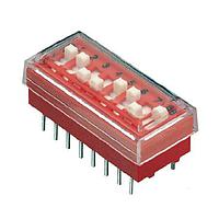 Nắp Bảo Vệ Công Tắc DIP Nắp Nhựa Trong Suốt 10 Vị Trí Grayhill 76P10