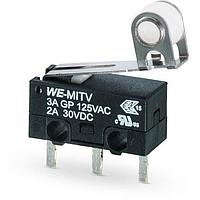Công tắc vi mô WS-MITV 12.8mm 5.8mm Cần lăn Wurth Elektronik 463093370402