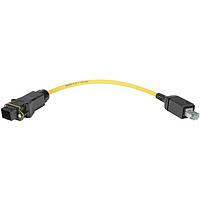 HARTING 33452320800003 Cat 6 PP RJ45 OV; PP Cable Hood; 8m; 26/7; PUR
