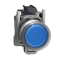 Công tắc nhấn Tiêu chuẩn chống cháy nổ HAZLOC, 24-240 Vac/dc, Tiếp điểm 1 thường mở, Màu xanh dương, nhiệt độ -40 đến +70 độ C, chuẩn IP66 SCHNEIDER XB4BP61GEX