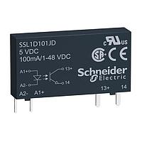 SCHNEIDER SSL1D101ND ສະຫນັບສະຫນູນ Solid State Relays 1A 1-48VDC, 38-72VDC SSR SLIM 1