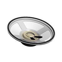 Loa điện từ, tròn 77 mm, sâu 24 mm, PET, ferrite, 1 W, 8 Ω, 280 Hz, chân hàn Same Sky (formerly CUI Devices) GF0771M