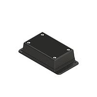 Giá đỡ tường 3.63 x 2.27 x 1.11 khe để nhãn, màu đen Serpac WM011RI,BK