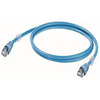 Cáp Ethernet / Cáp Mạng Cáp vá Ethernet RJ45 0.2m Màu xanh dương Omron Automation and Safety XS6W-6LSZH8SS20CM-B