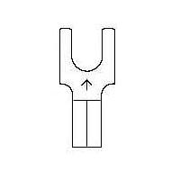 Đầu cos chẻ cách điện 22-18 AWG 8 3M Electronic Specialty BS-31-8