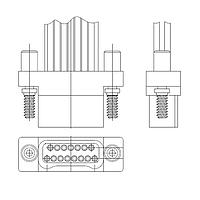 Nanonics - TE Connectivity STM009PC2DC018N I/O Cables 9P DUAL ROW PLUG 30 AWG STRANDED