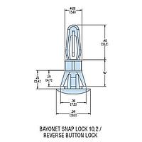 Bệ đỡ PCB HLCBSC4-06 V-0 TỰ NHIÊN Heyco 10378F