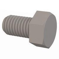 Essentra Components 50M120175J020 Machine Screw Hex Unslotted Bolt, M12 X 1.25 Thread, 20MM Lg
