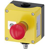 Thiết bị điều khiển VỎ BẢO VỆ/ NÚT NHẤN BL PL.1NO.M12-KẾT NỐI. SIEMENS 3SU18510NH004NB2