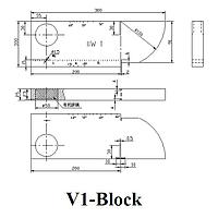 Khối chuẩn V1 dùng cho máy siêu âm khuyết tật EBP