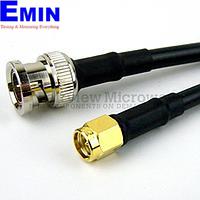 Cáp SMA Male - BNC Male Cable Fairview FMC0208058 (RG-58  Coax; 1 GHz )