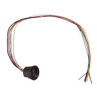 Cáp ô tô Bộ cáp RoPD đầu cắm bảng thẳng mặt bích tròn màu đen Rosenberger C001-21-500-C