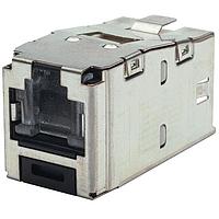 Panduit CJSH6X88TGVLY Wire Ducting & Raceways Cat 6A Spring Shuttered Jack, Shielded,