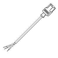 Dây nguồn 18AWG SJT 125V dài 9FT 10IN (3.0m) không kèm phích cắm màu đen Volex 17519 10 B1