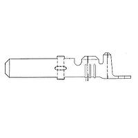 Bộ tiếp điểm đực lắp ráp cắt dài 100 cái Raychem - TE Connectivity 1-66255-1 (Cut Strip)