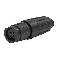 CONXALL W8282-4SG-P-522 Connectors 4#20 F Long Backshell .22 Grommet Size