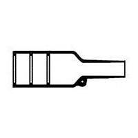 AMP Connectors - TE Connectivity 202D121-4-60/42-0 Straight Boot, Lipped HS-BOOT