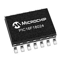 Microchip Technology PIC16F18024-E/SL Microcontrollers 7KB Flash, 128EE, 512B RAM, 10b ADC, PWM, CCP, HLT, WDT, PPS, EUSART, SPI/I2C