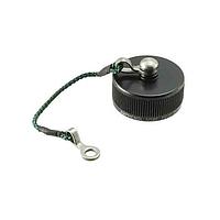 Amphenol Socapex USB3CFTVC2ZN USB Accessories USB-C  Square flange receptacle cap, aluminum shell with black zinc nickel plating